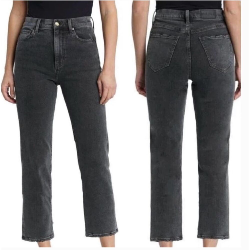 Pistola Women's Straight Leg Jeans - Dark Gray